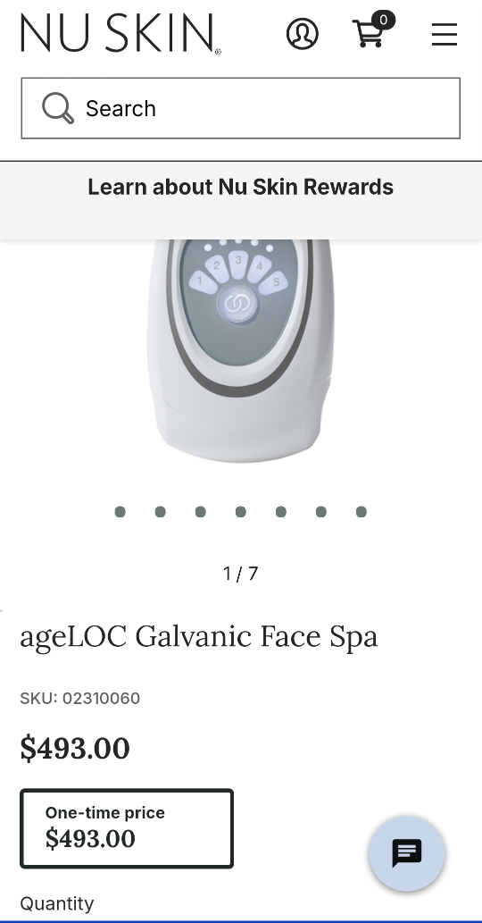 Nu Skin ageLOC Galvanic Spa_ Face Spa