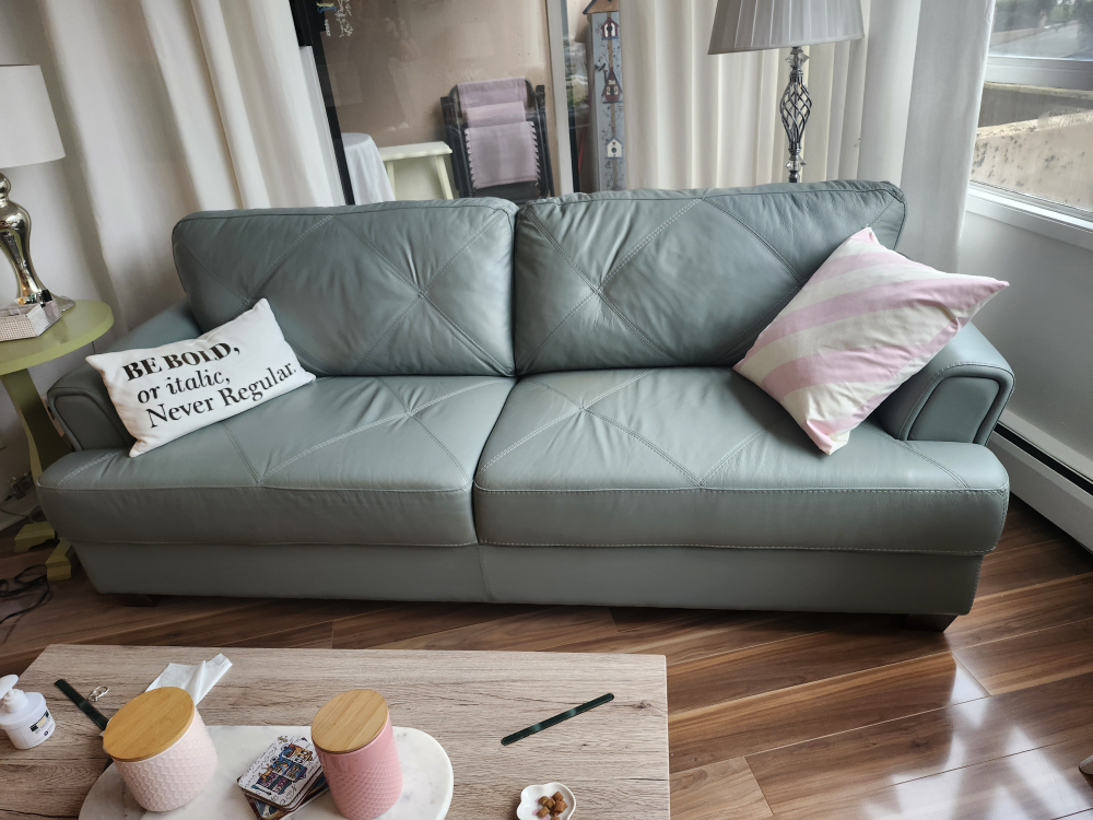 100% Genuine Leather Sofa