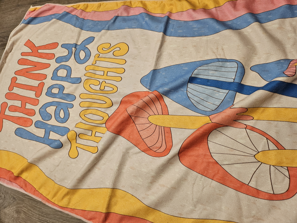 Quick dry beach towel 🍄mushroom and flowers - photo 3