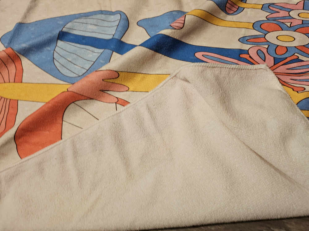 Quick dry beach towel 🍄mushroom and flowers - photo 4