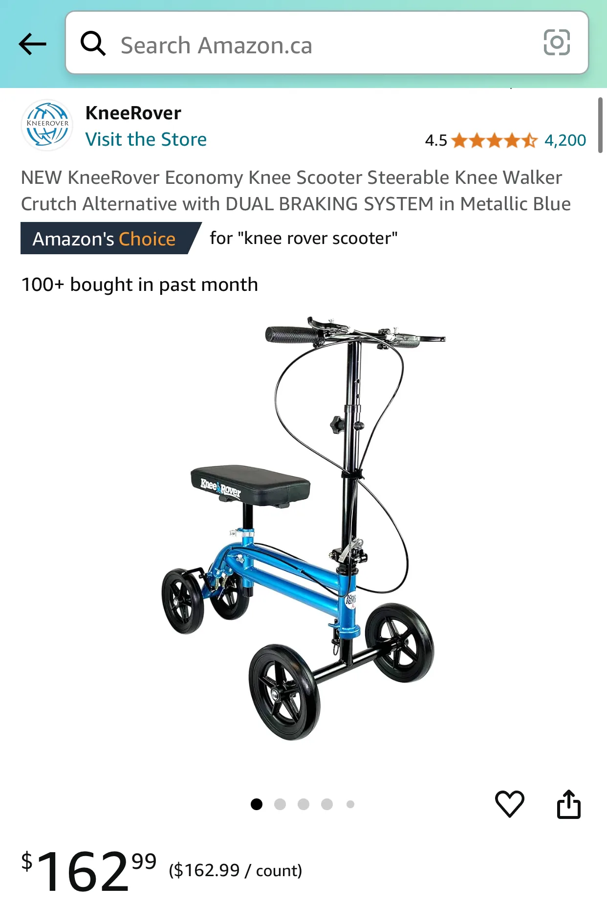 KneeRover Scooter image indicator(9)