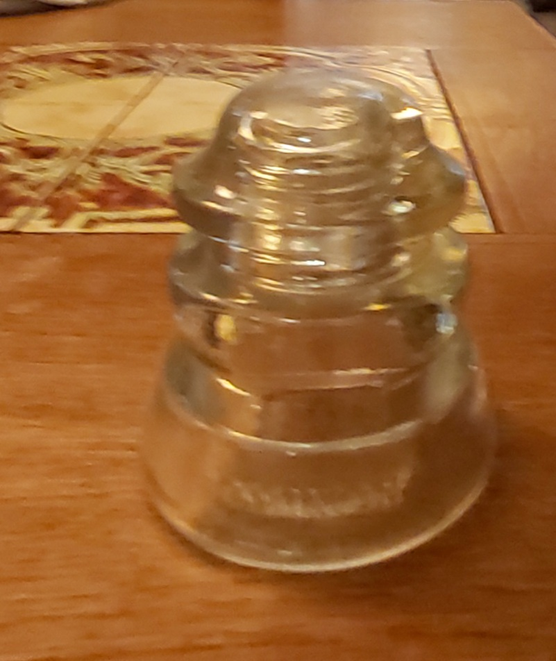 Vintage Glass Insulator - #Freecycle