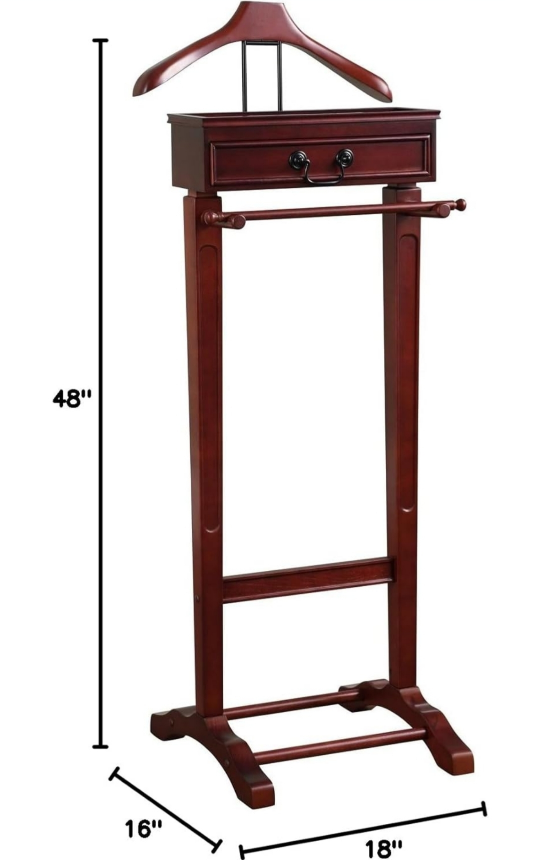 Wooden Suit Valet Stand - photo 3