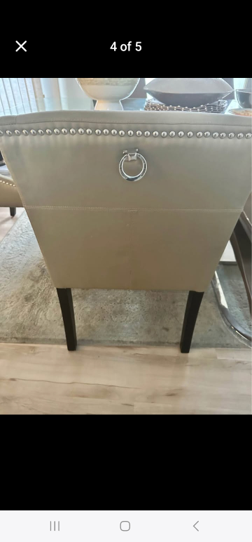 Set of 4 Upholstered Dining Chairs - photo 2