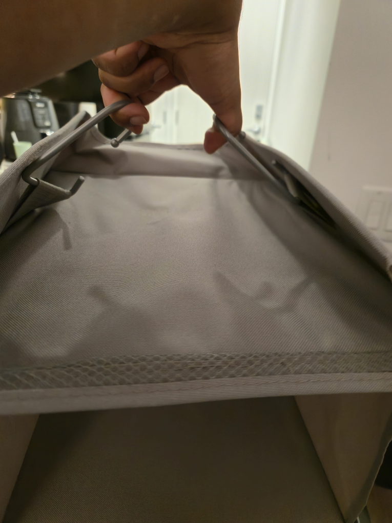 Grey Fabric Hanging Shelf Organizer - photo 2