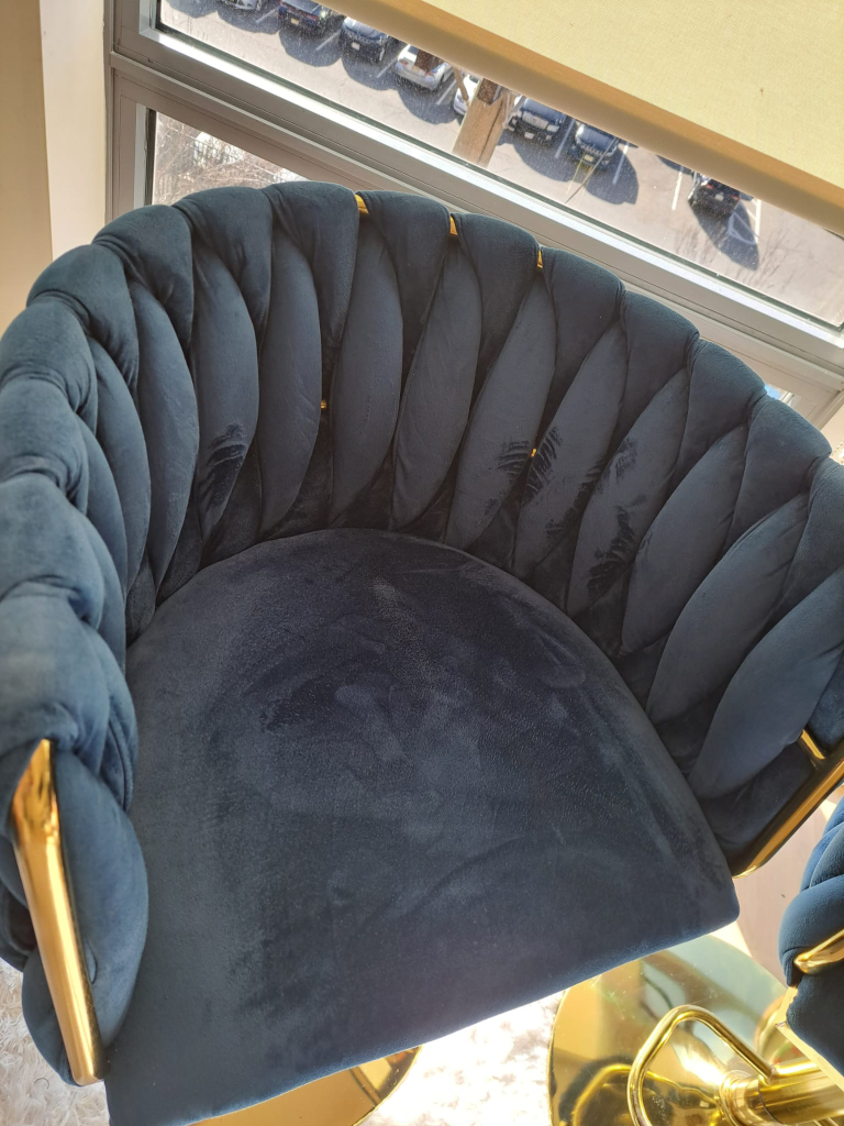 Blue Velvet Bar Stools - photo 2