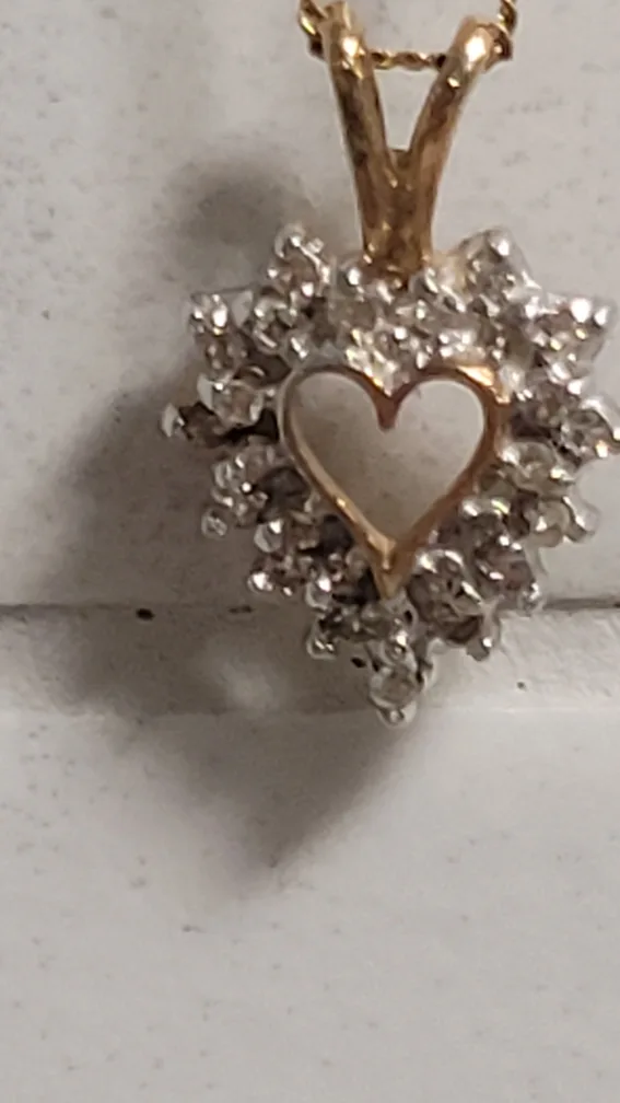 Diamond Heart Pendant Necklace image indicator(5)
