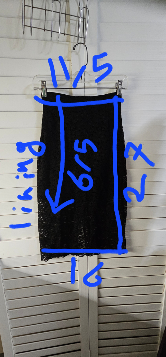 Aritzia Babaton Lace black Skirt Size 00 - photo 3