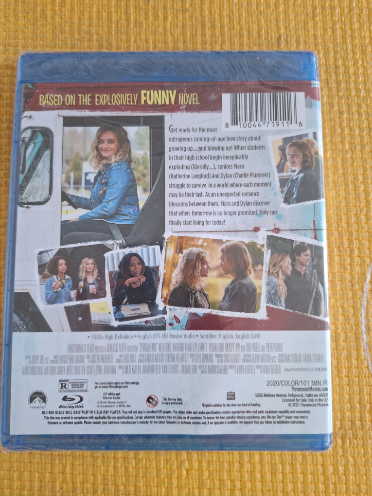 Spontaneous Blu-ray New Sealed - photo 2