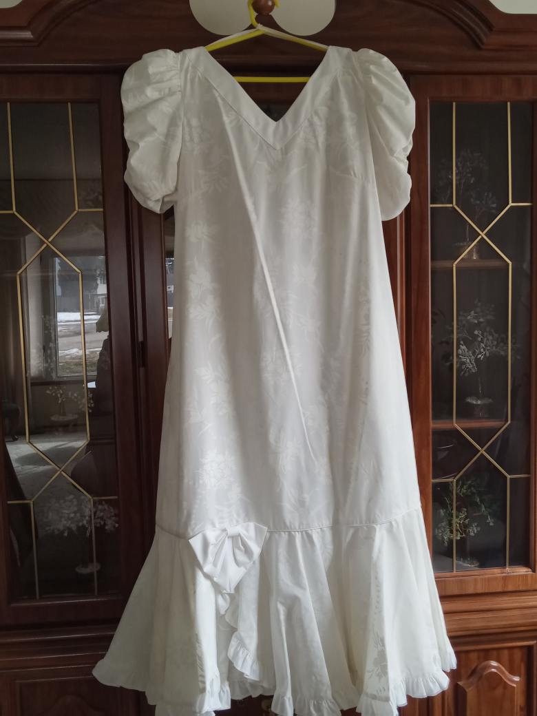 Vintage White Puff Sleeve Dress - photo 3