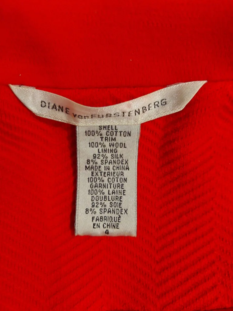 Diane von Furstenberg Red Coat image indicator(4)