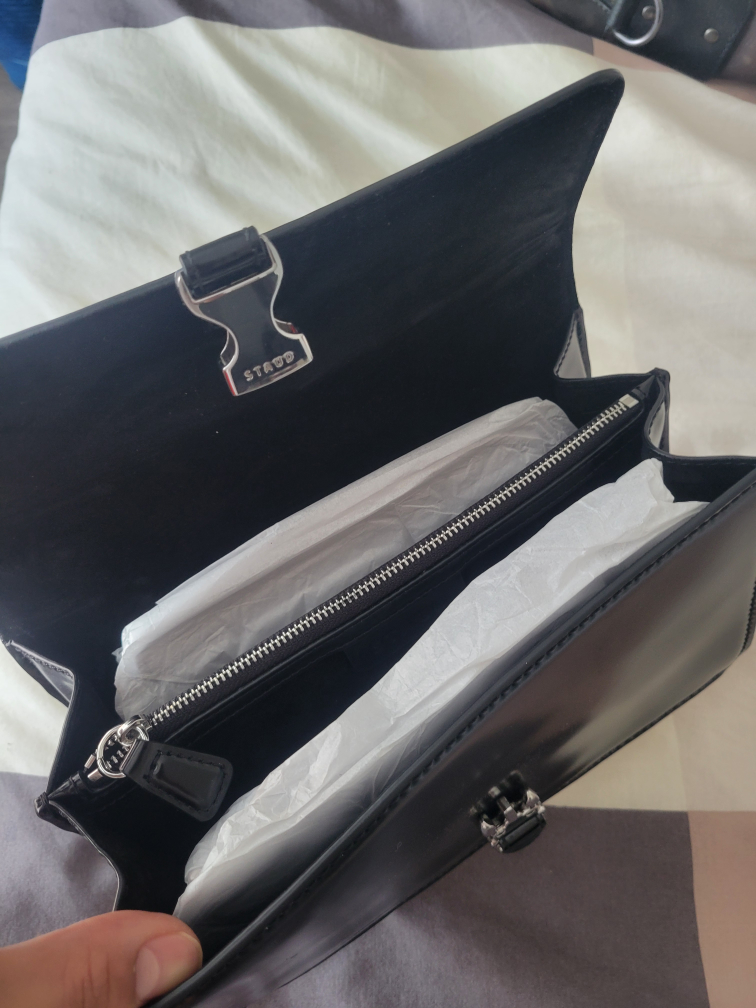 STAUD  Black Patent Leather Bag - photo 5