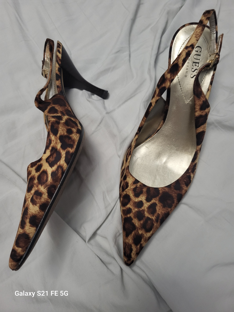 Guess Leopard Print Heels
