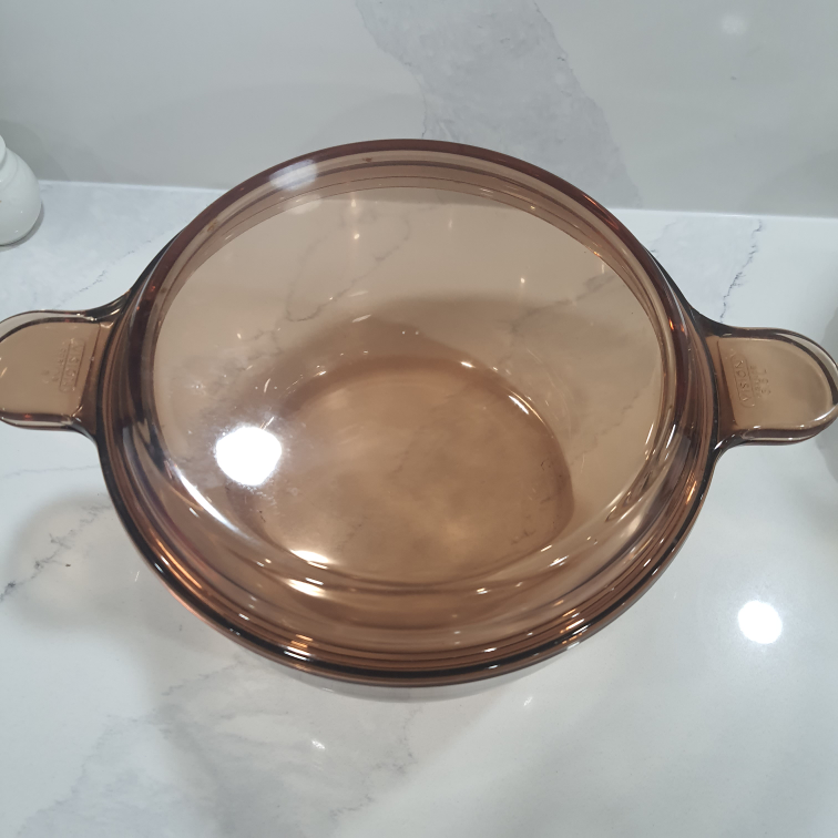 Vintage corning vision pot with lid - photo 2