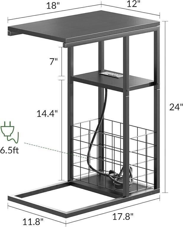 ODIKA SMALL C-SHAPED END TABLE - photo 3