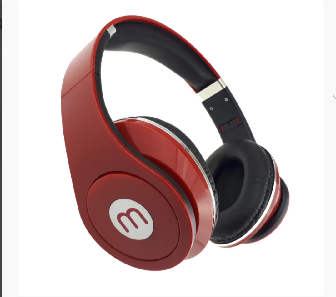 Brand new wired foldable headphones in box. image indicator(3)