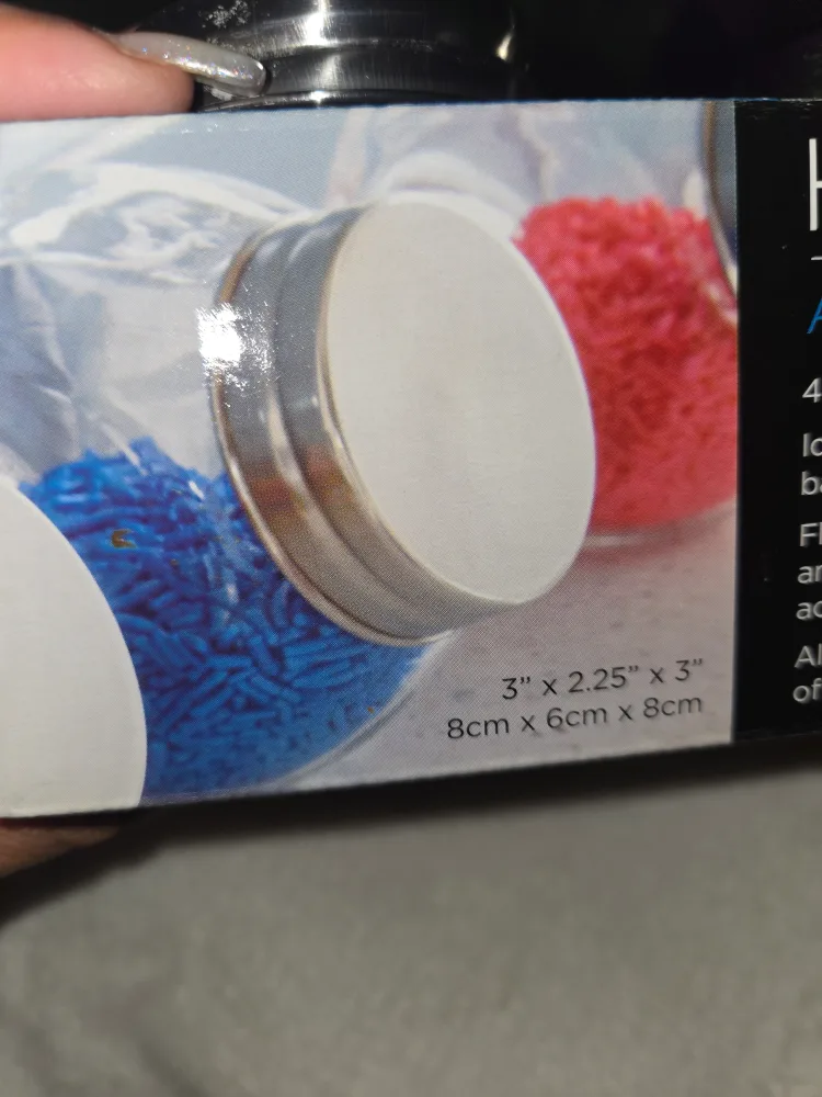 Home Stuff Angle Glass Jars - Set of 4 image indicator(4)