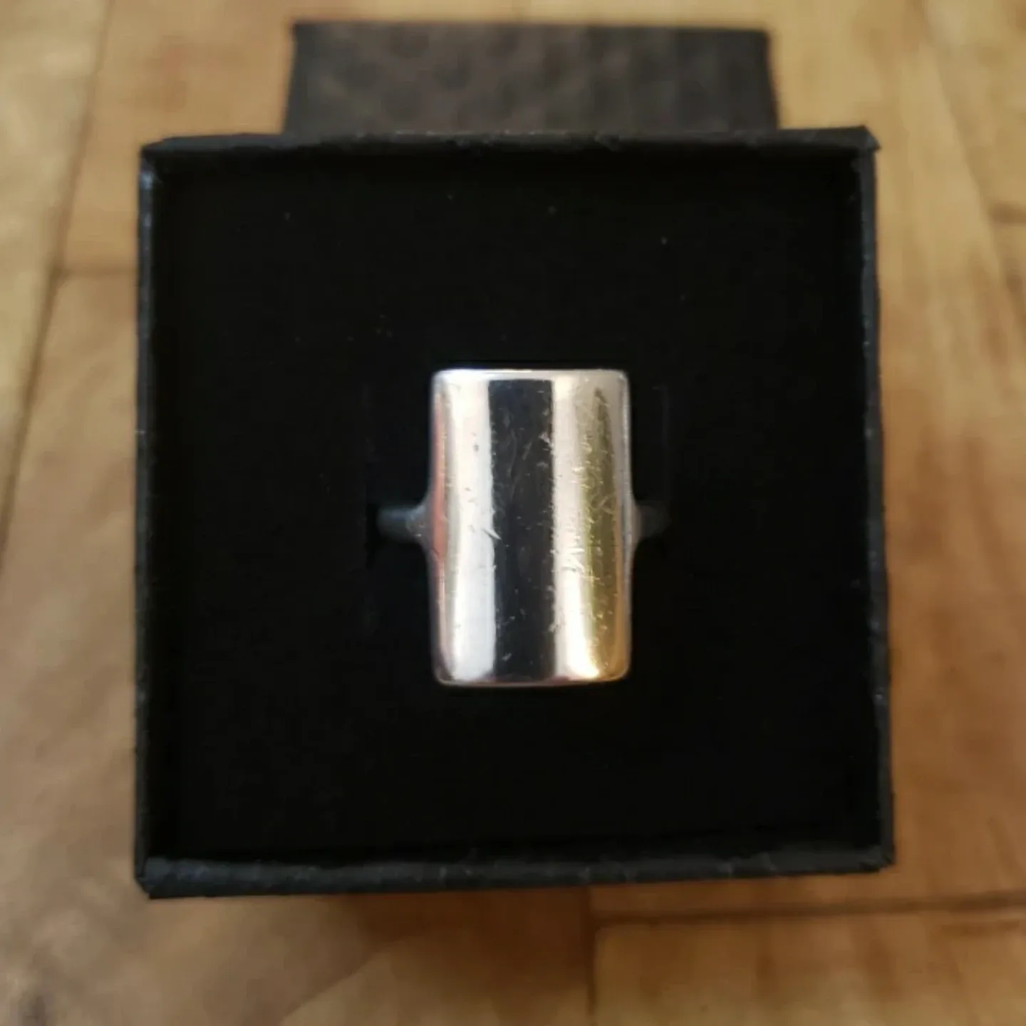 Sterling Silver Rectangle Ring image indicator(2)