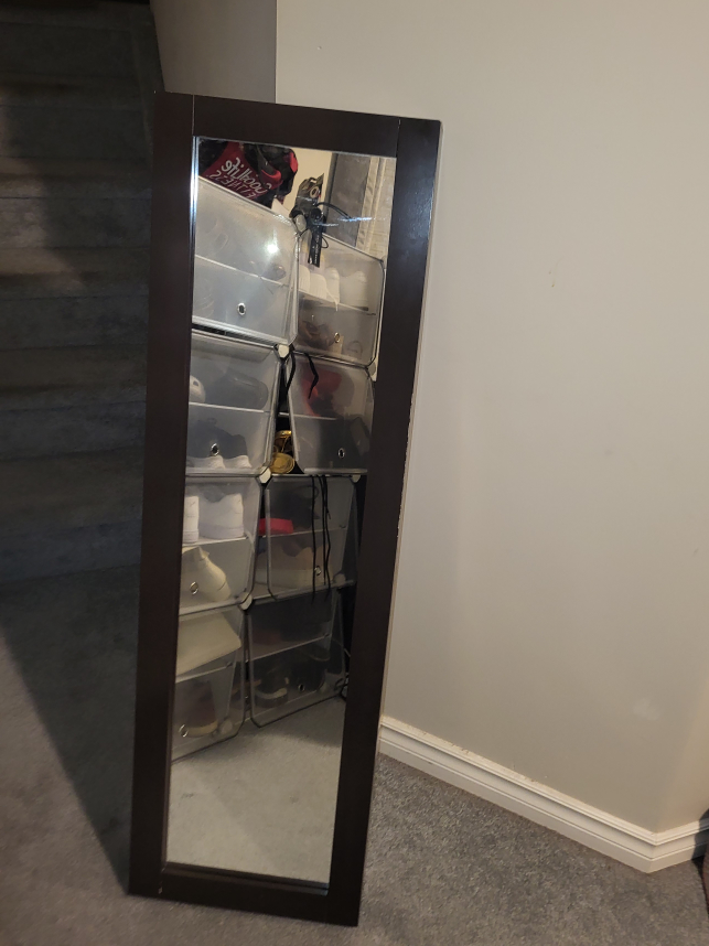 Mirror with a Drawing board