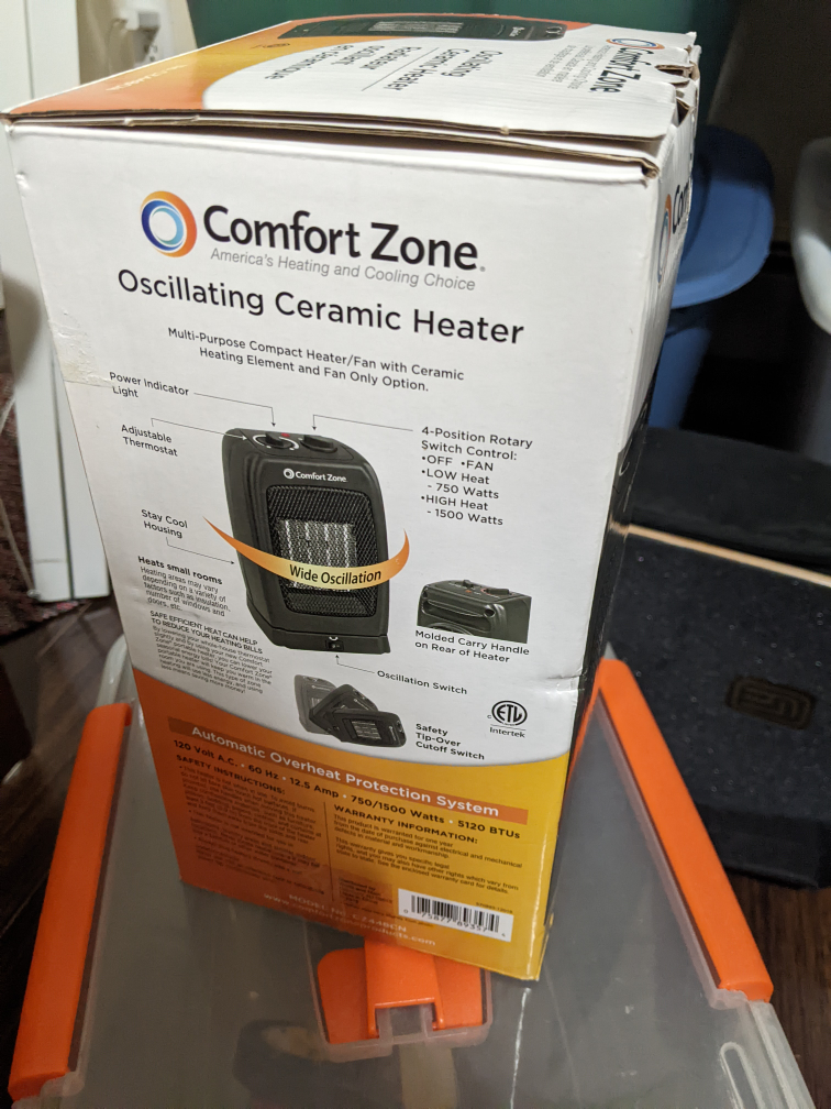 oscillating ceramic heater - photo 5