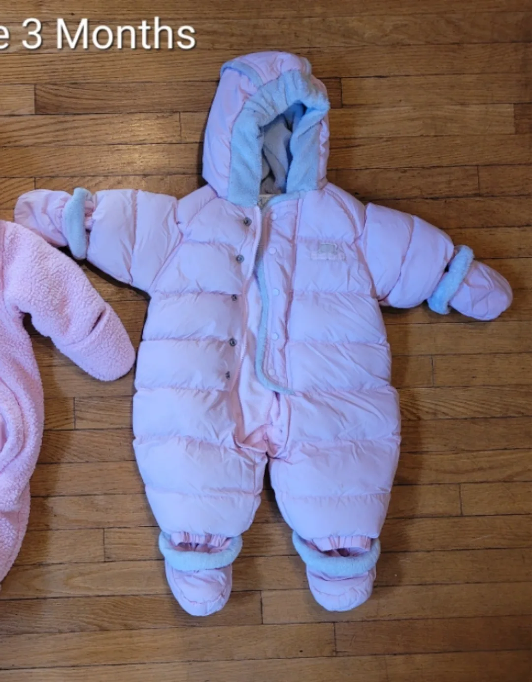 Baby Girl Winter Snowsuits - Size 3 months thumbnail