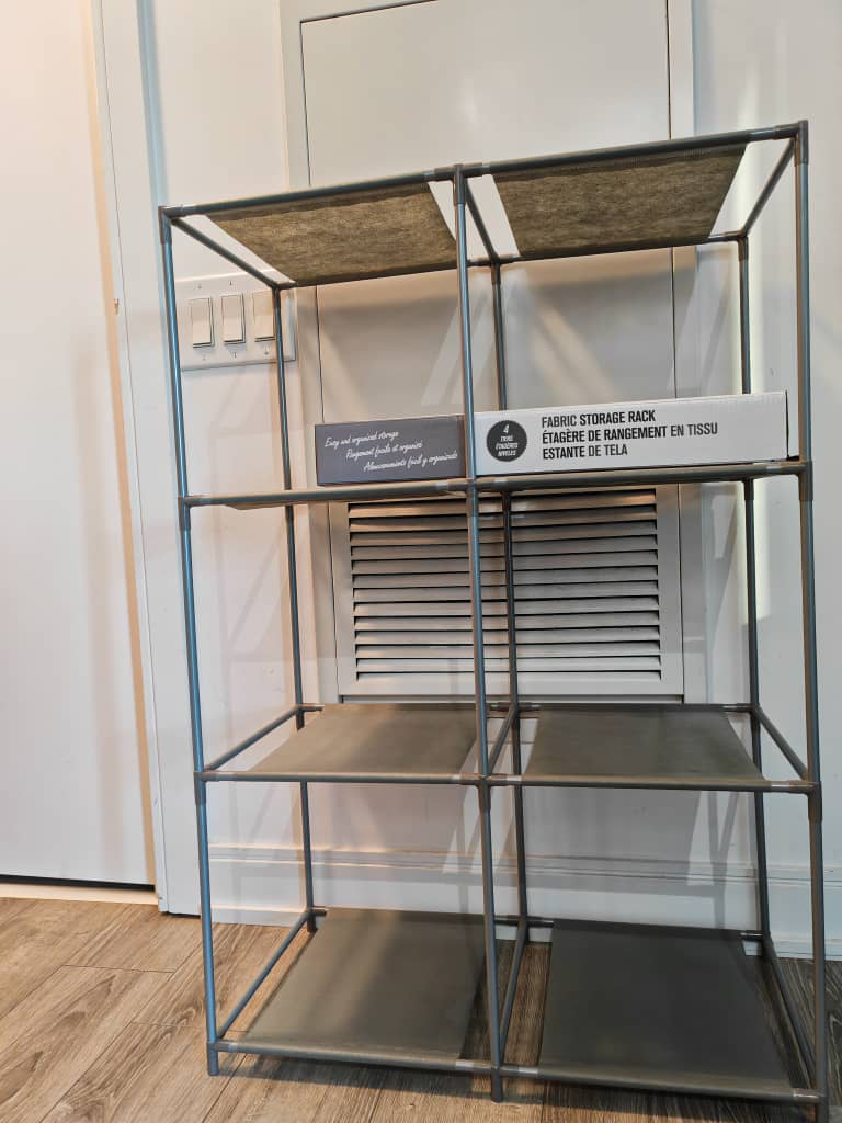 4-Tier Fabric Storage Rack
