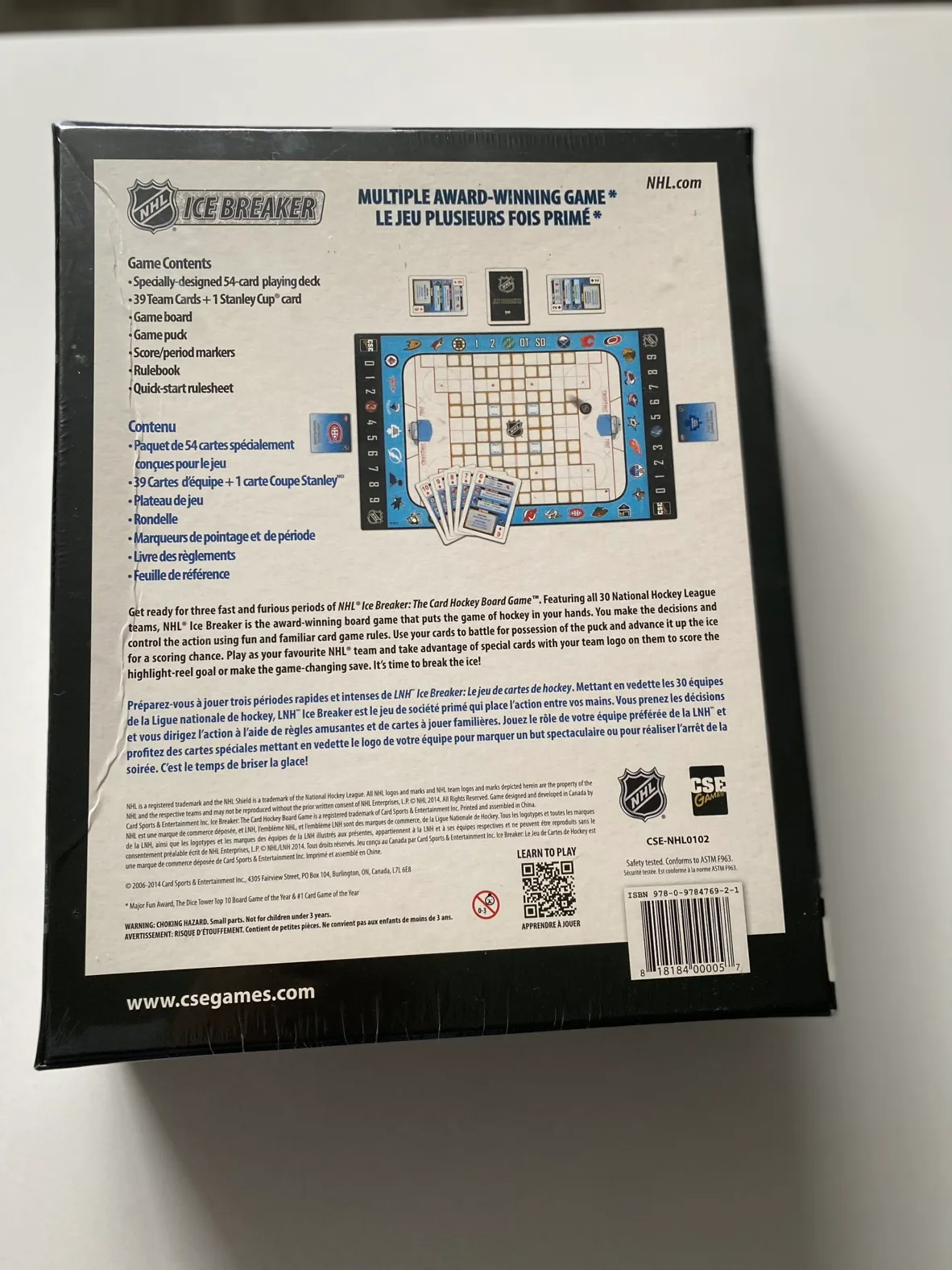 BNIB-NHL Ice Breaker Card Game image indicator(2)