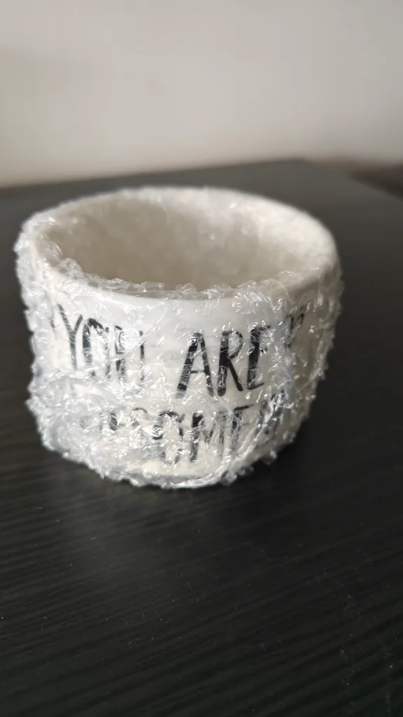 3 x Ceramic Pots with Wooden Base image indicator(3)