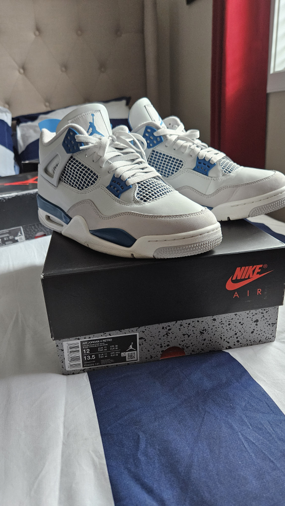 Air Jordan 4 Retro Miltary Blue - photo 4