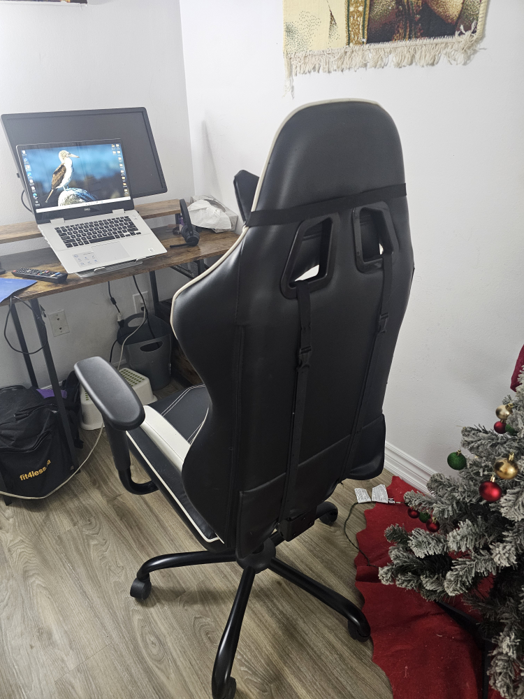 Gaming/Office Chair - Black and White - photo 2