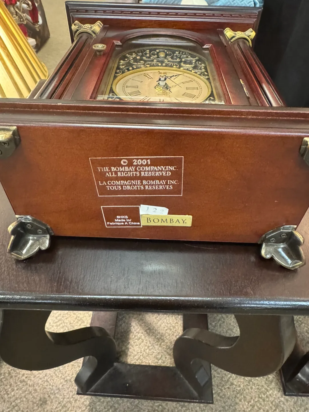 Bombay Company Clock image indicator(4)