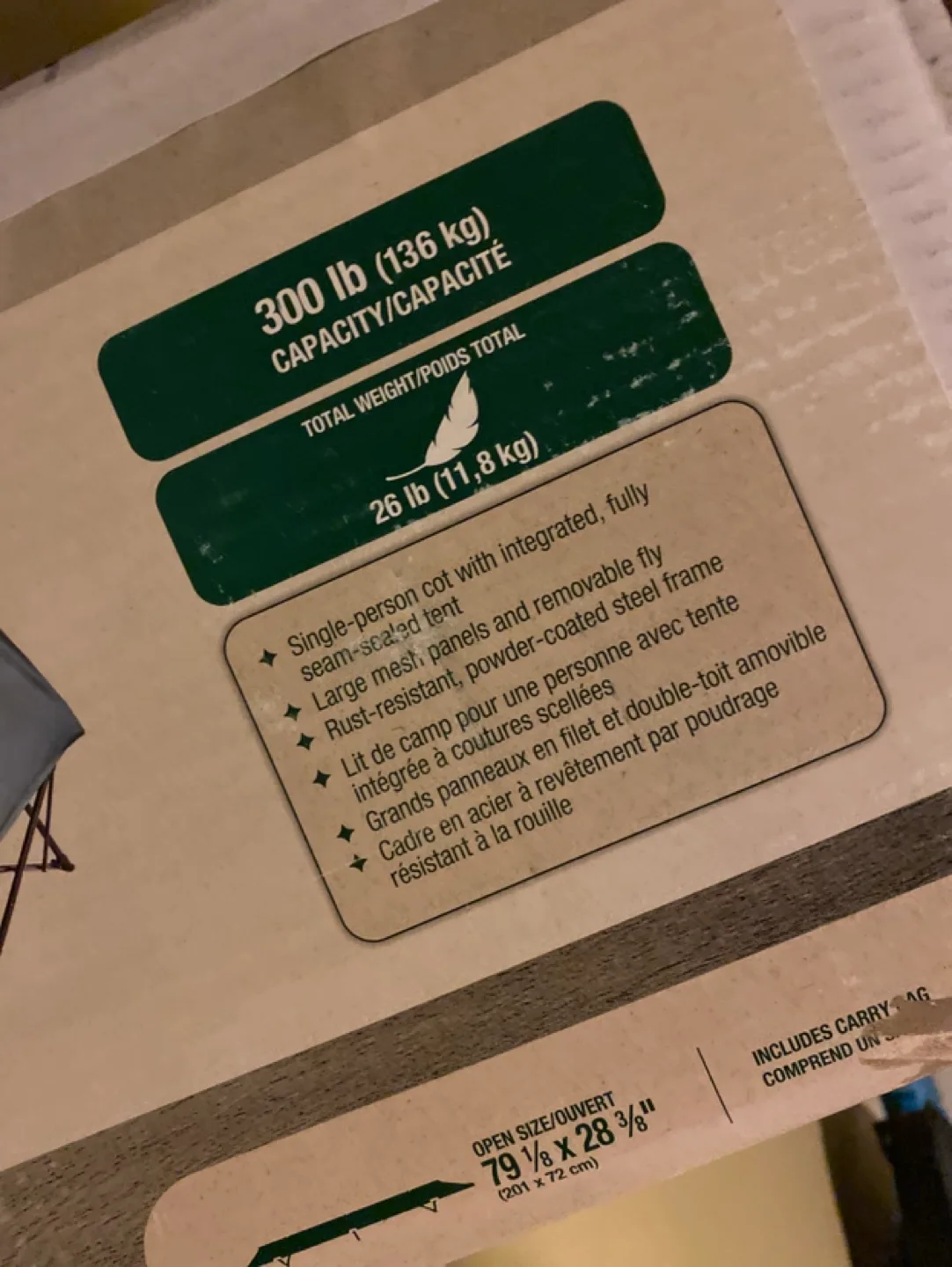 Single-Person Tent Cot image indicator(3)