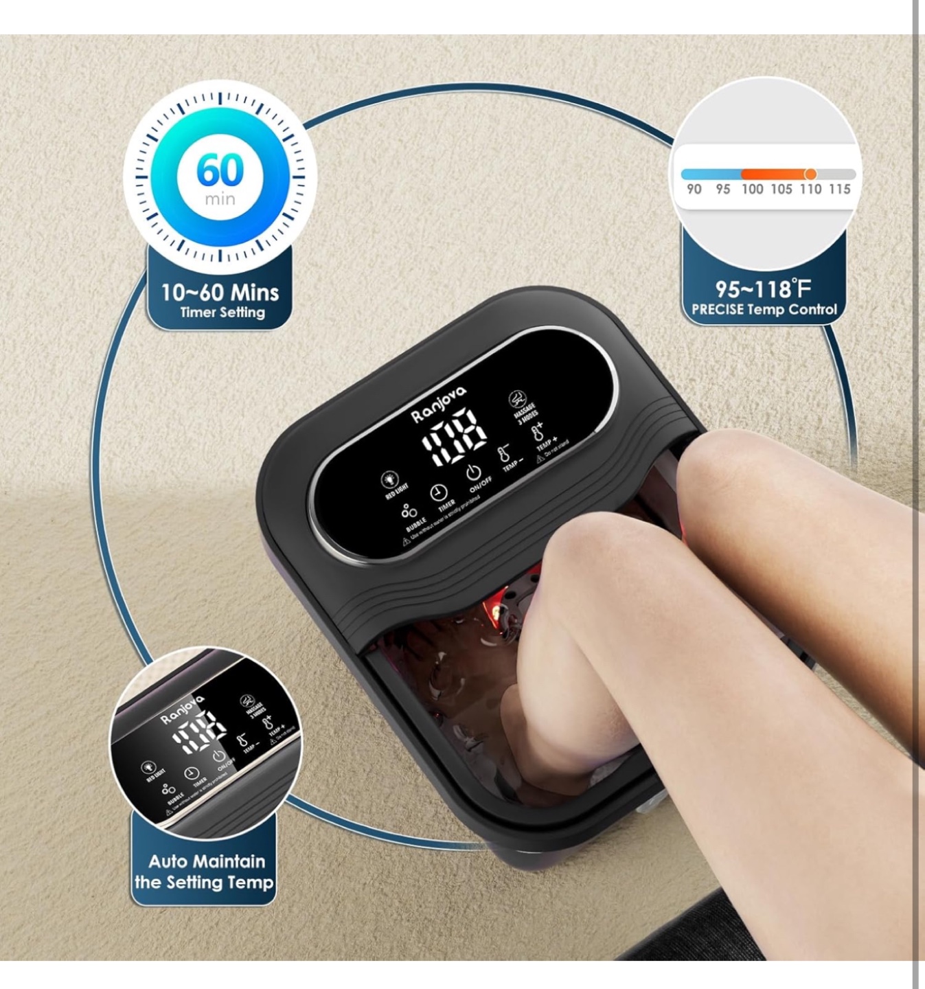 Ranjova 3D Shiatsu Foot Massager - photo 4