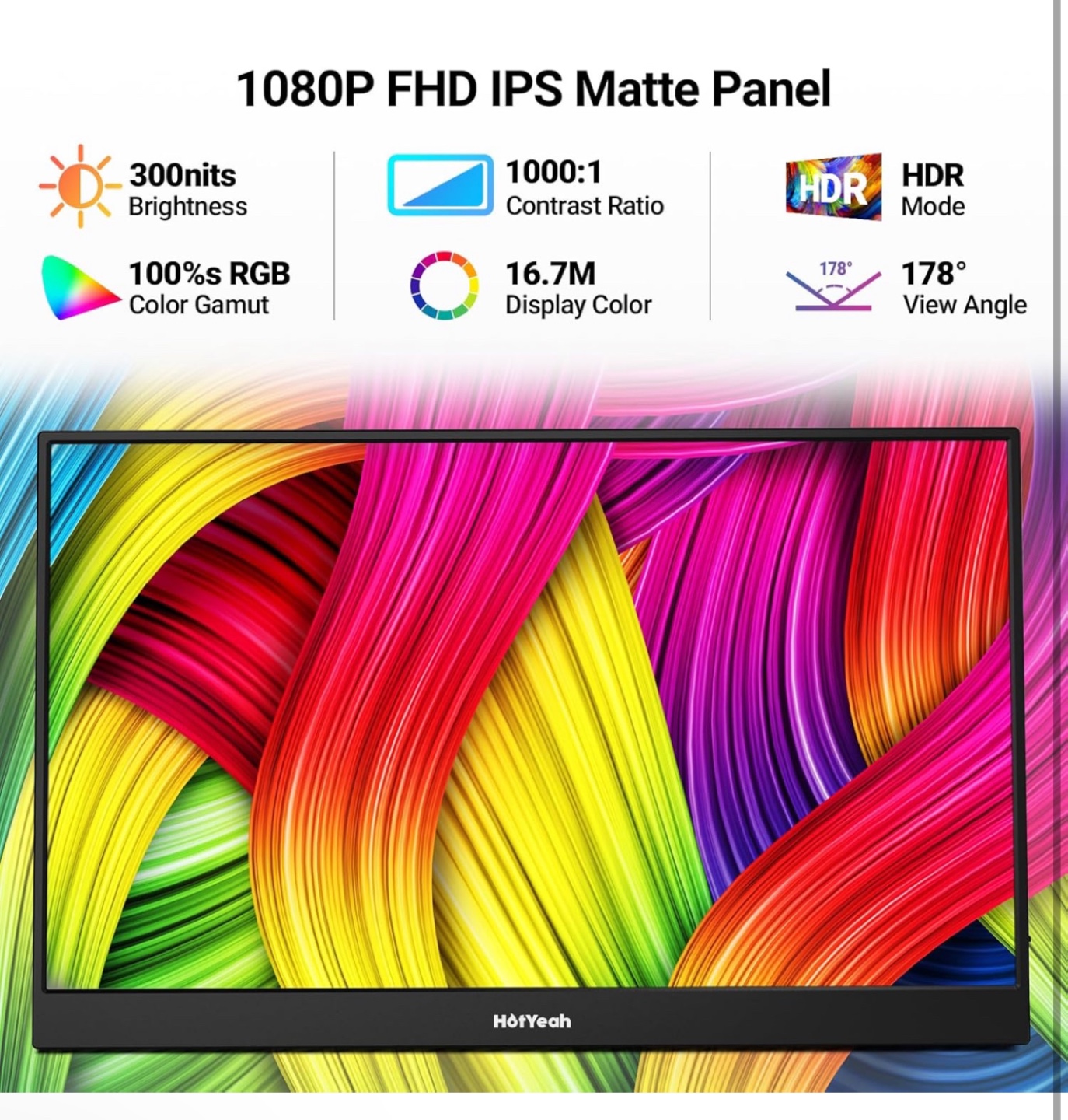 15.6 inch Portable Touchscreen Monitor - photo 3