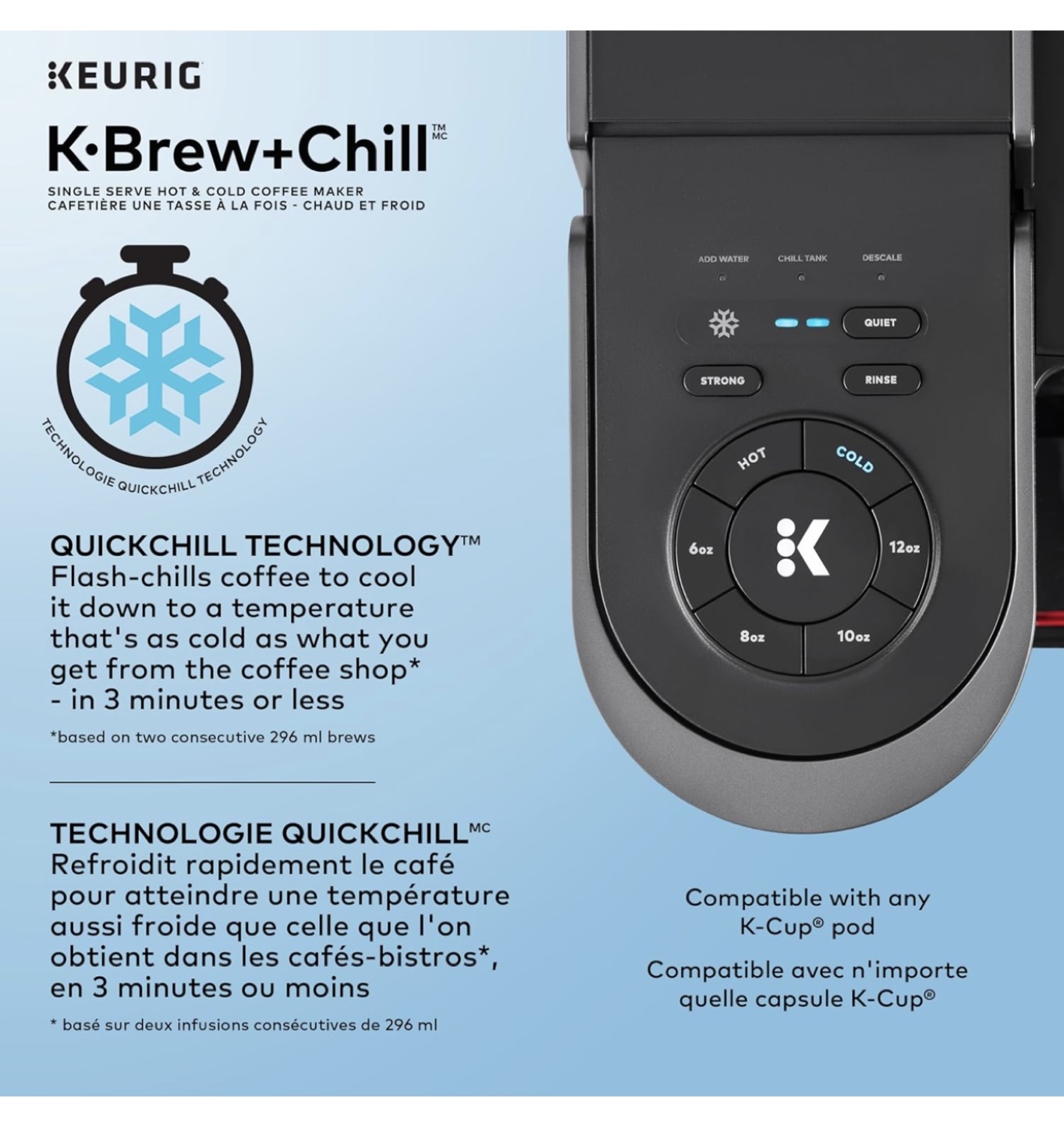 Keurig K-Brew Plus Chill Coffee Maker - photo 3