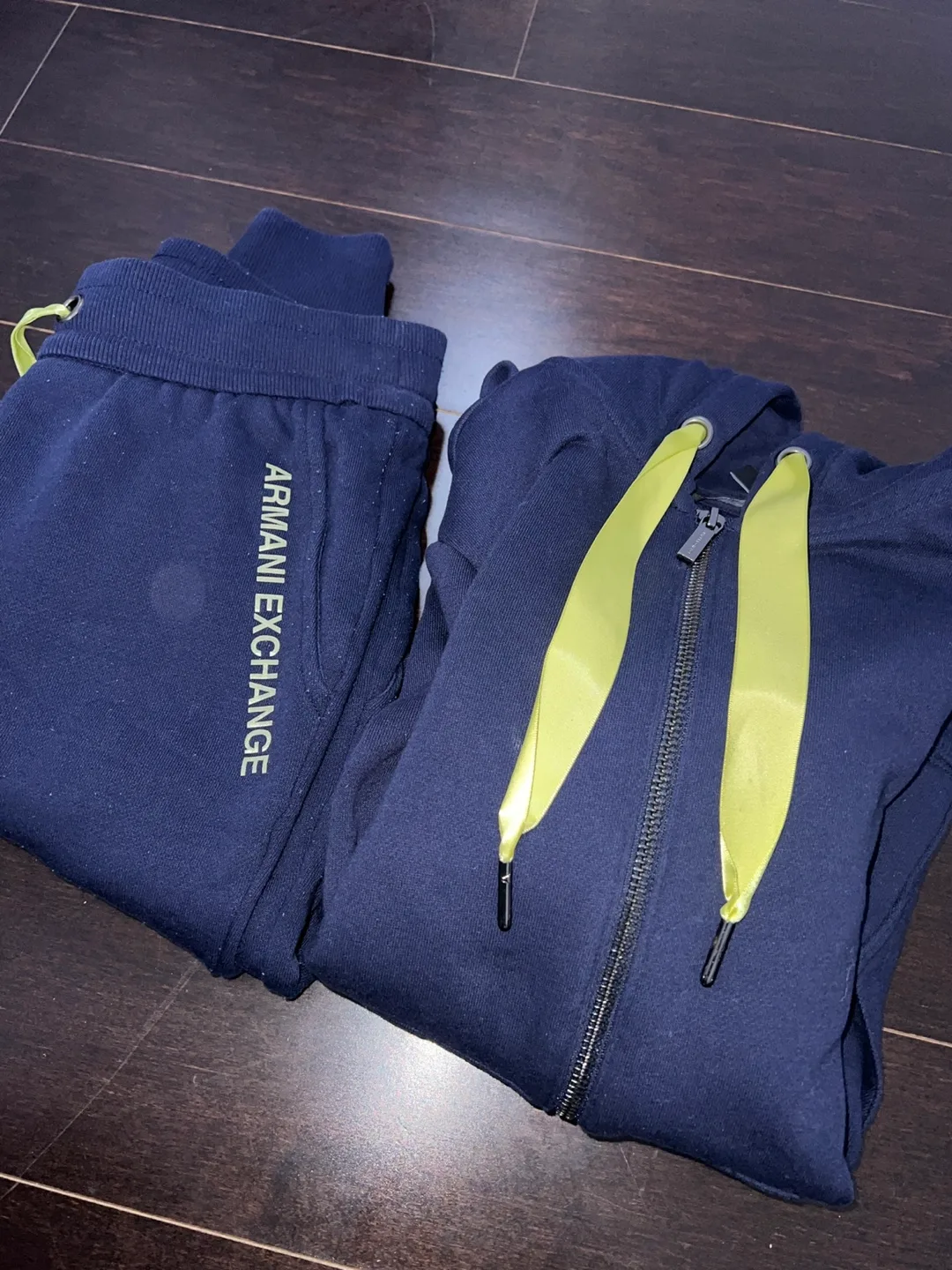 Armani Exchange Blue Hoodie and Sweatpants Set image indicator(2)