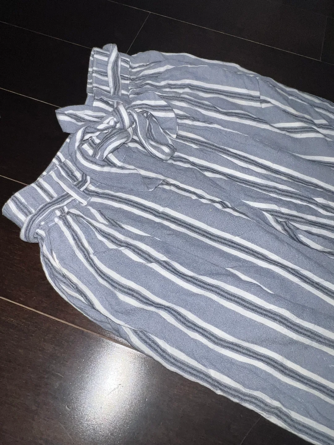 Striped High-Waisted Wide Leg Pants image indicator(2)