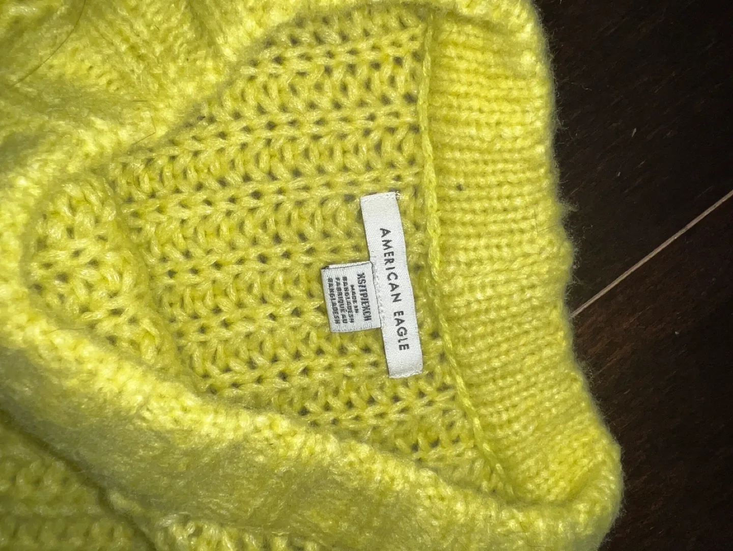 American Eagle Yellow Sweater image indicator(2)