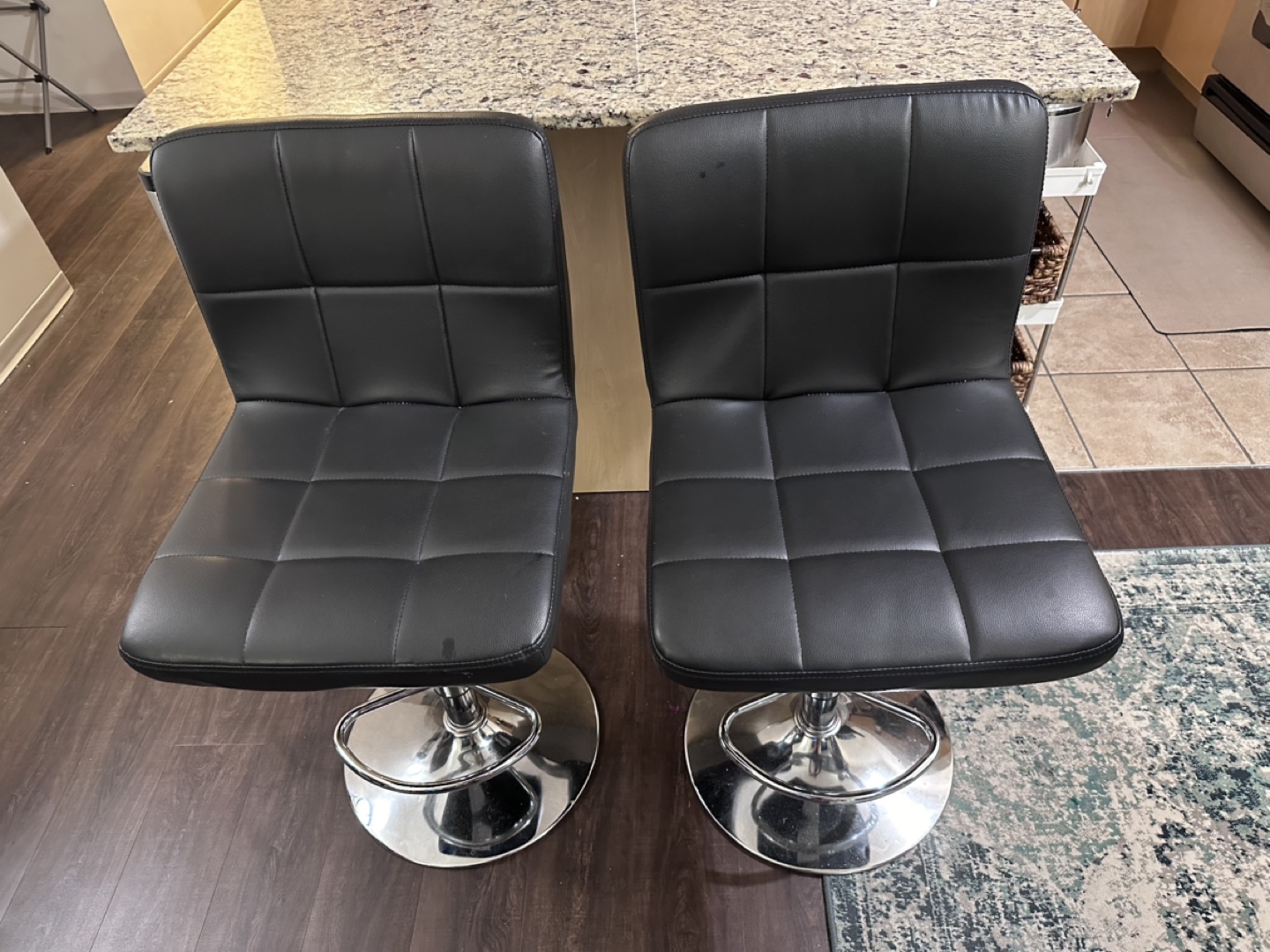 Black Swivel Bar Stools
