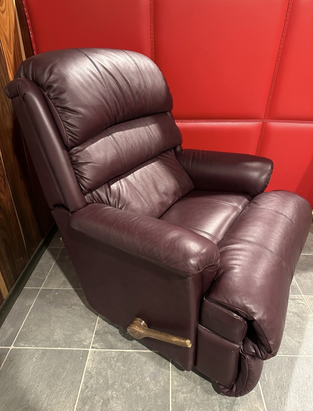 Burgundy Recliner - photo 2