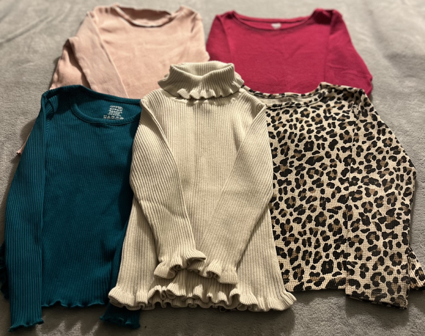 Bundle of Girls' Long Sleeve Shirts (Size 4-5Y) - photo 3