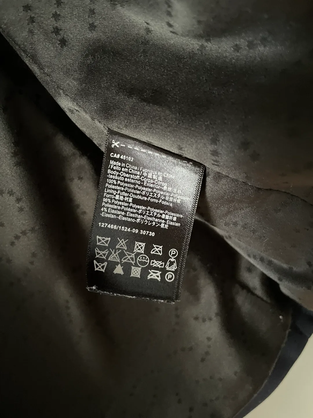 Navy Blazer with Satin Lapels image indicator(4)