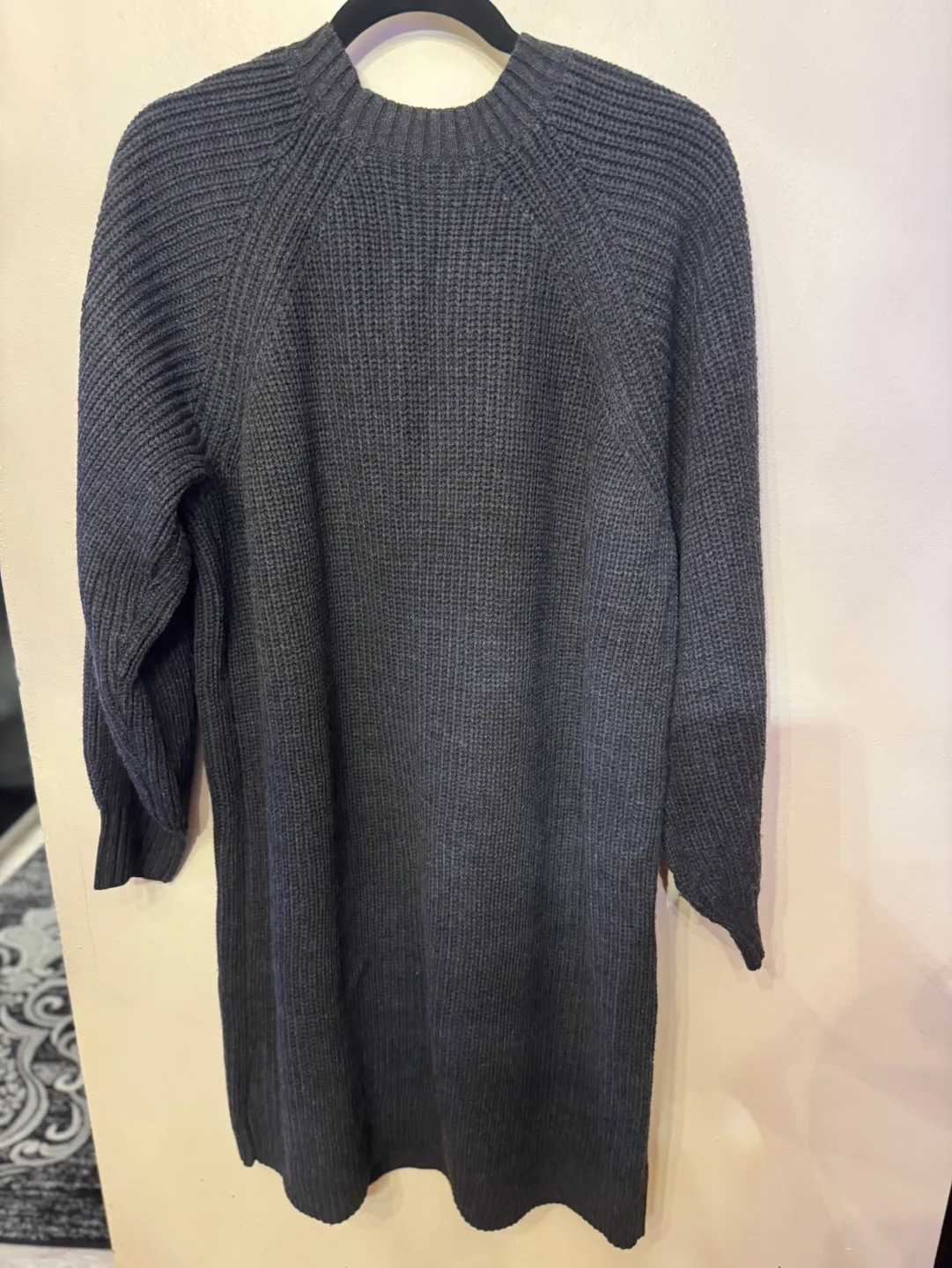 Joe Fresh Plus Size Grey Sweater Dress image indicator(2)