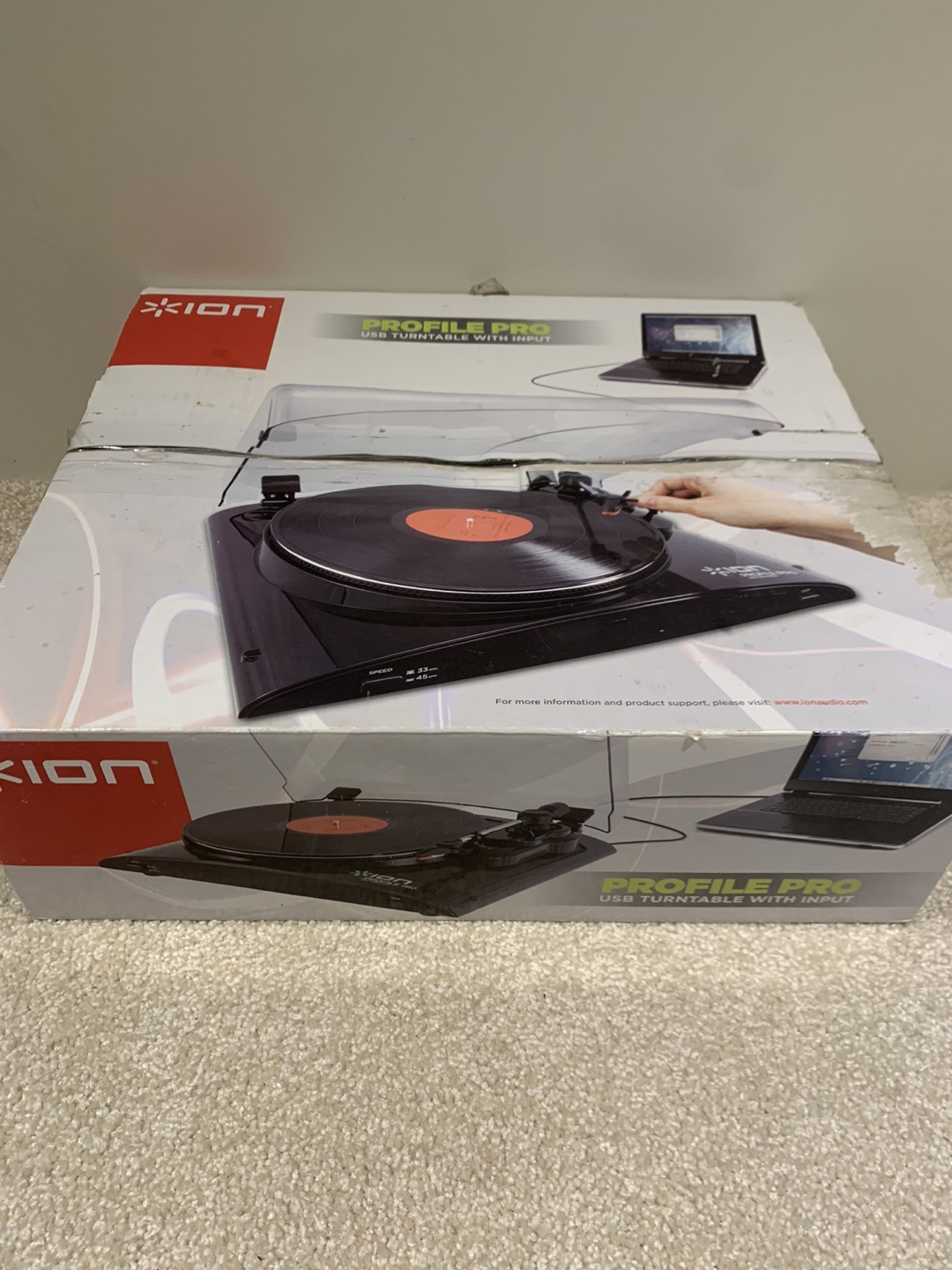 Ion USB Turntable With Input