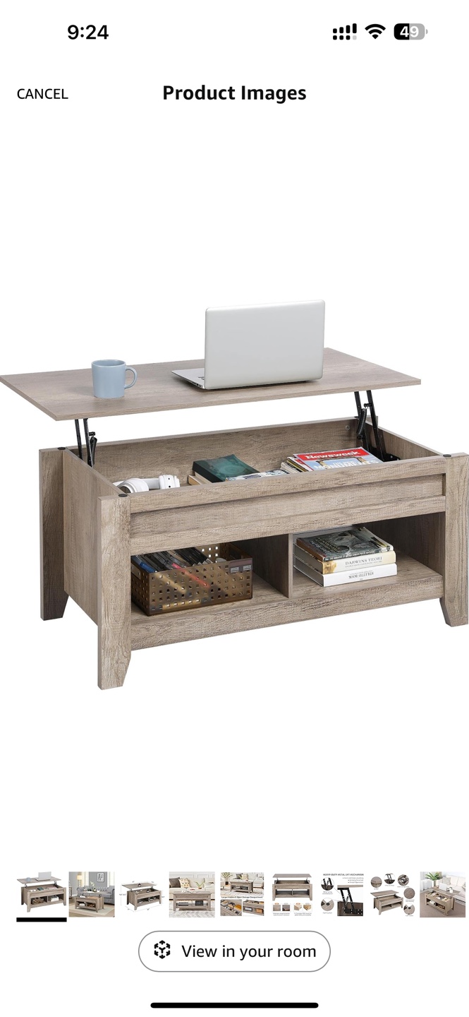Lift Top Coffee Table