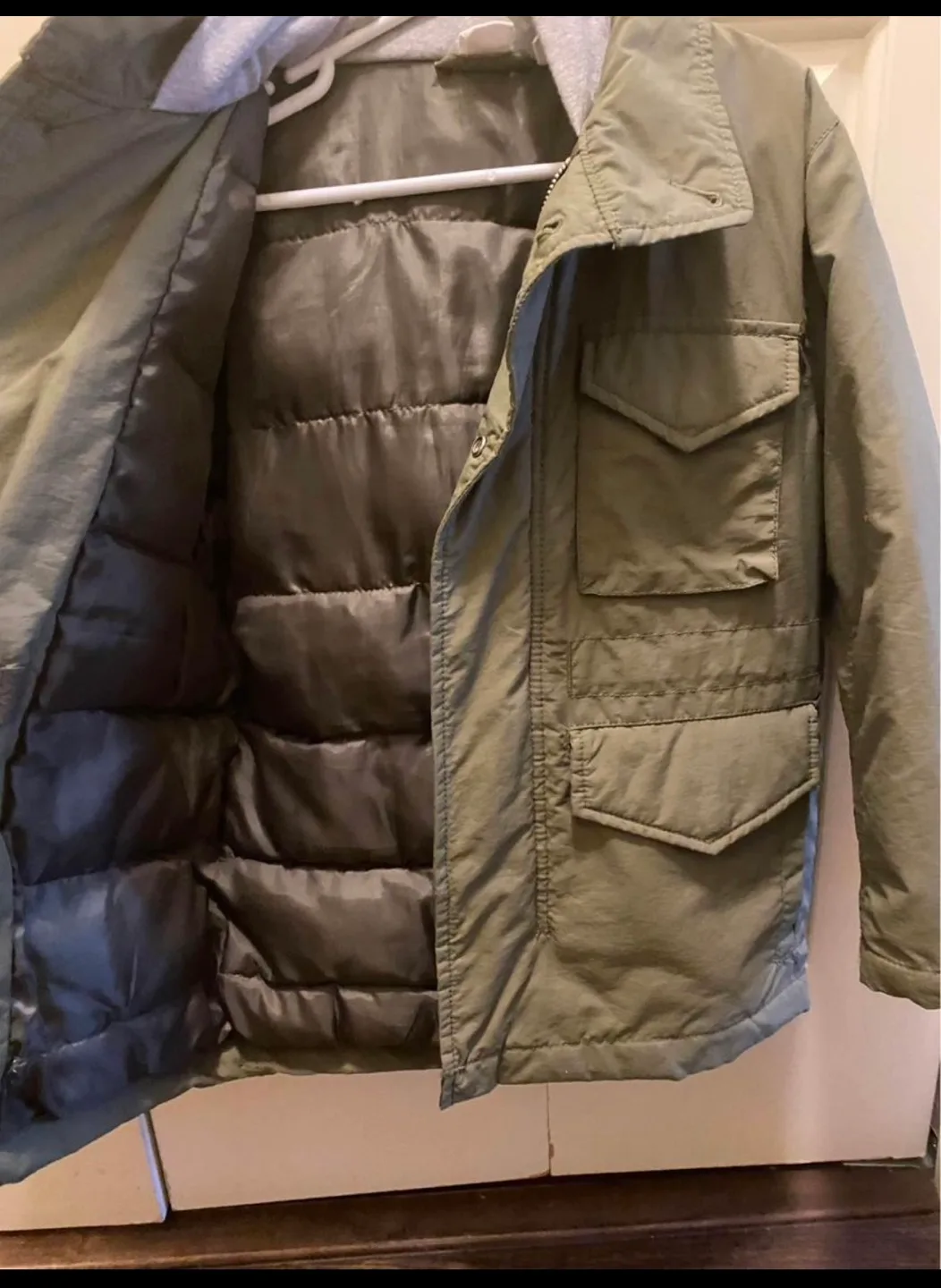 Gap  Navy Green Winter Jacket  #ThriftyPicks image indicator(2)