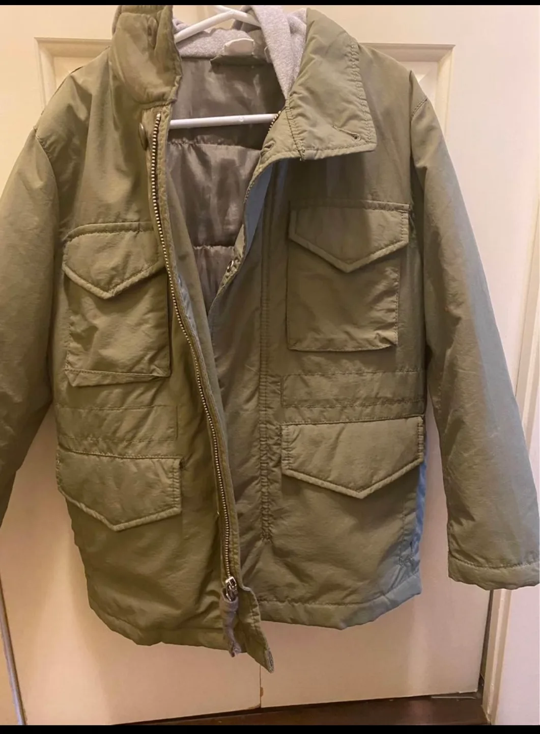 Gap  Navy Green Winter Jacket  #ThriftyPicks image indicator(3)