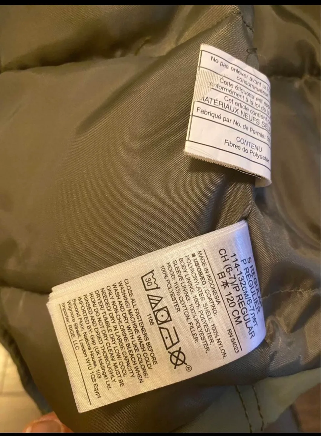 Gap  Navy Green Winter Jacket  #ThriftyPicks image indicator(8)