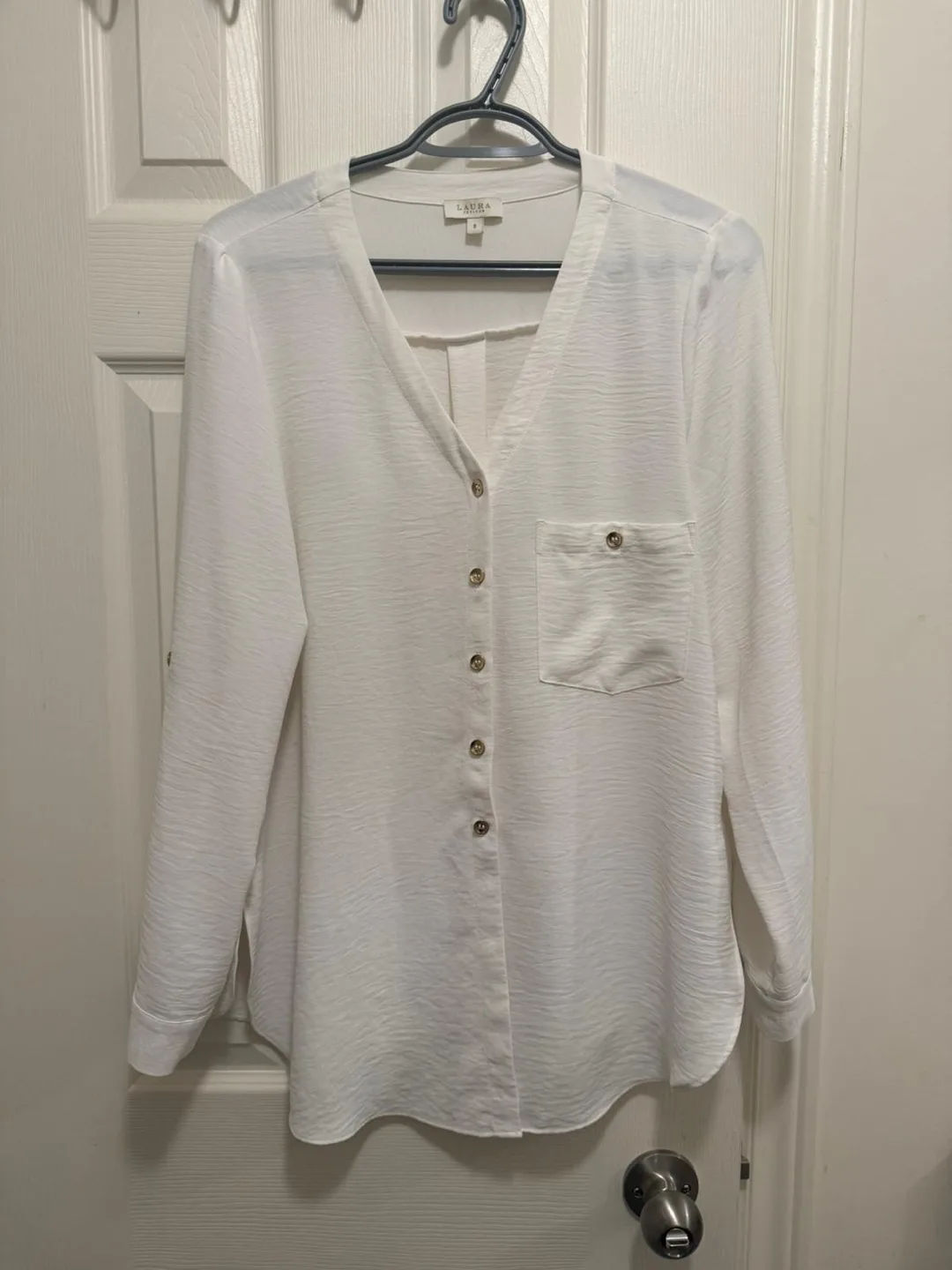 Laura White Blouse