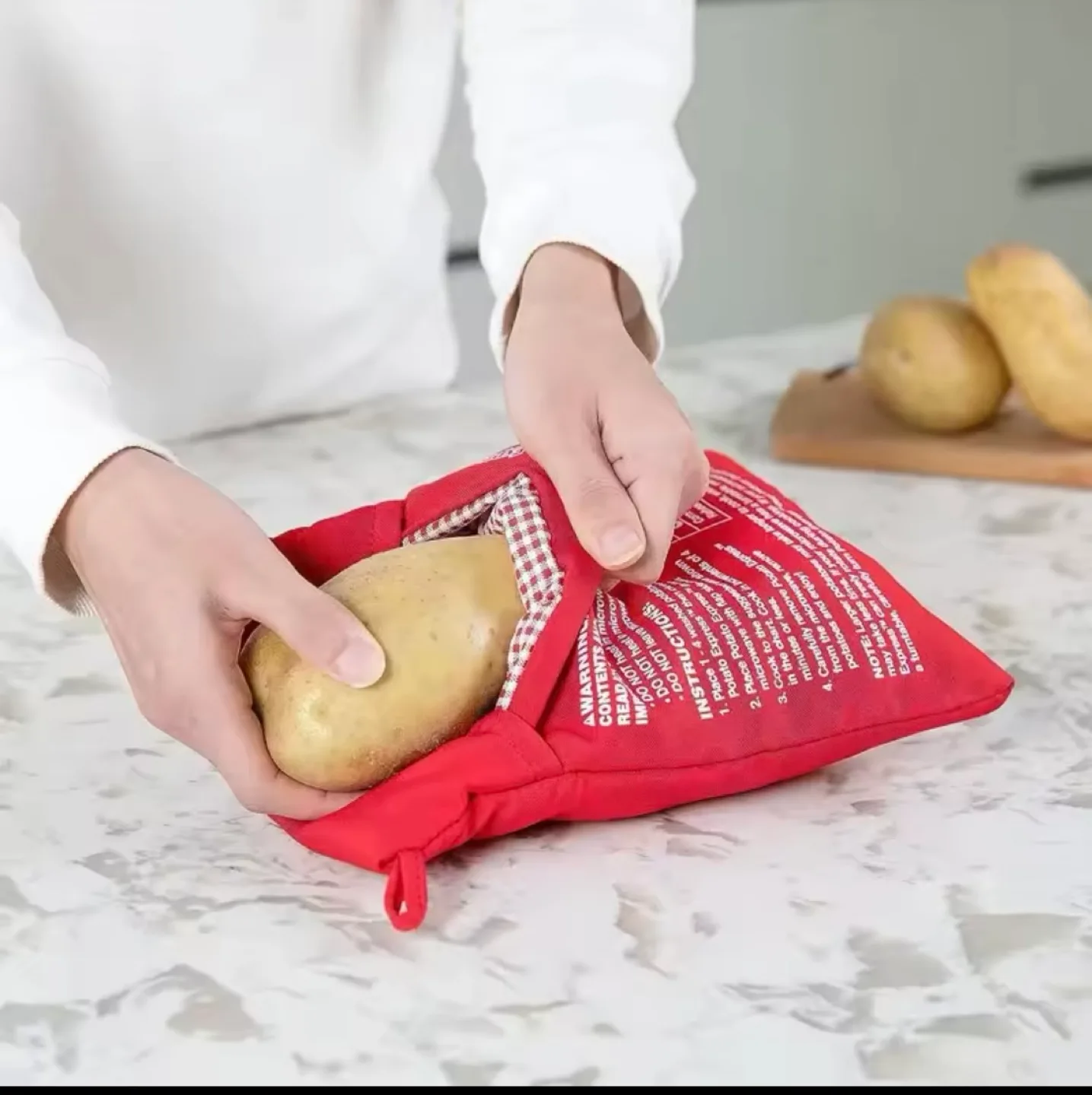 Microwave Potato Bag image indicator(3)